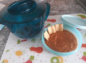 Foto principal de Paté de pimientos rojos y frutos secos en jarra Microcook
