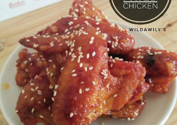 Resep Korean Fried Chicken *ala bonchon, Lezat