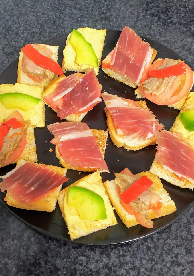 Una foto de Mini tostas