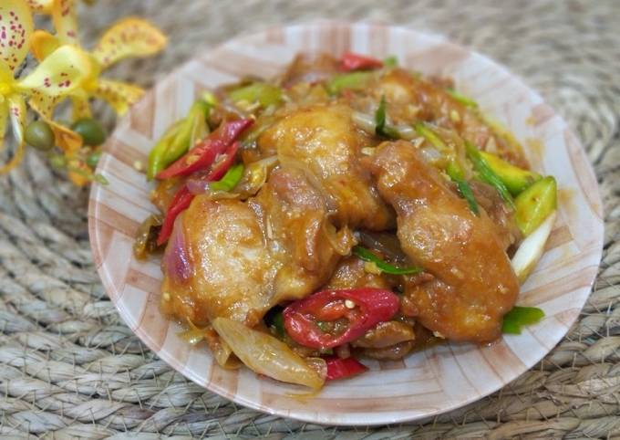 Resep Ayam Asam Manis Pedas Devina Hermawan Oleh Nora Azizah Cookpad