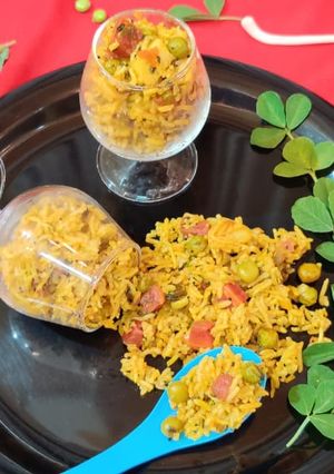 A picture of Methi pulao.
