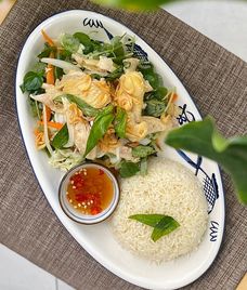 nộm gà bắp cải