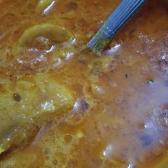 Gravy chaap A picture of Gravy chaap.