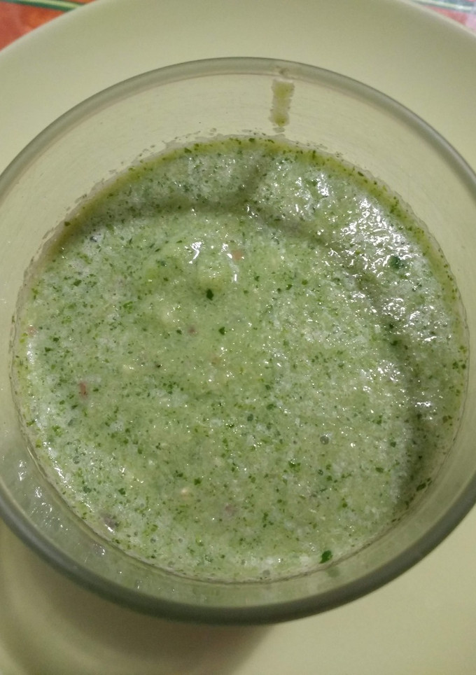 Una foto de Batido verde