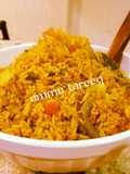 Jallop rice maidan dankalin turawa da green beans da carrot 🥕