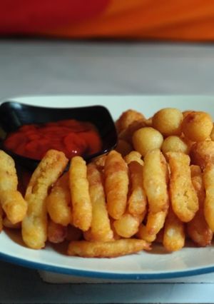 Foto resep Stick & pompom potato cheese 🥔🧀