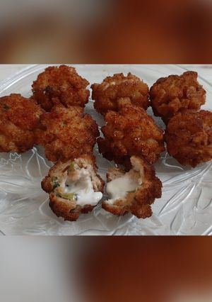 A picture of Football chicken.
