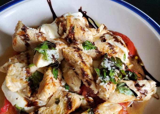 Recipe of Super Quick Homemade Caprese Chicken (Italian/Keto)