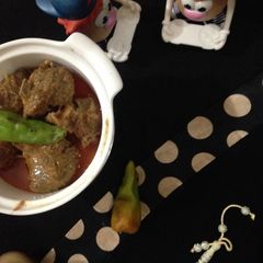 A picture of Mutton karahi.