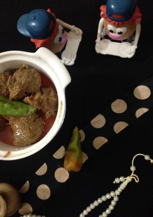 A picture of Mutton karahi.