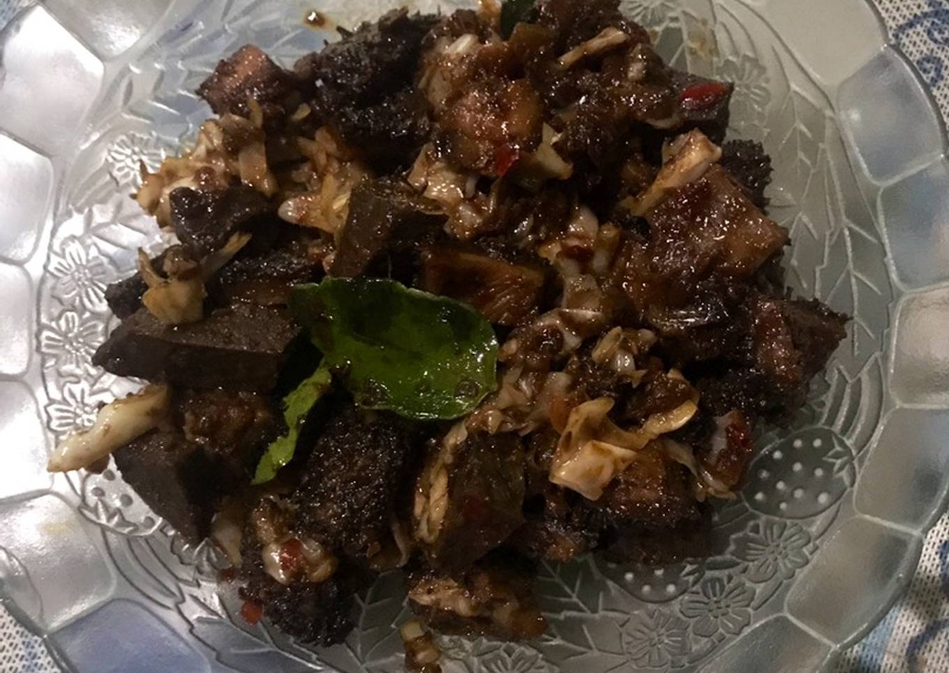 Gongso Babat Paru Sapi