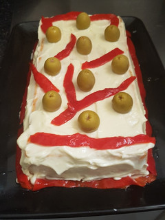 Una foto de Puding de pescado en el microondas