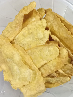 A picture of Lamba gathiya made from gram flour.