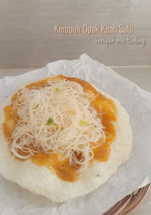Foto resep Kerupuk Opak Kuah Sate (Kerupuk Mie Padang)