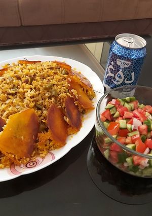 عکسی از دستور لوبیا پلو