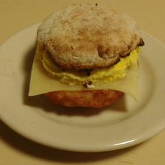 A picture of Quick and Easy Breakfast Sandwich.