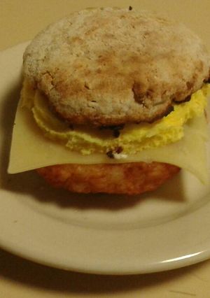 A picture of Quick and Easy Breakfast Sandwich.