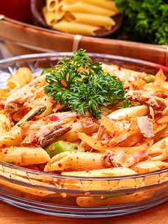 Foto resep Resep Penne Tuna Kecombrang