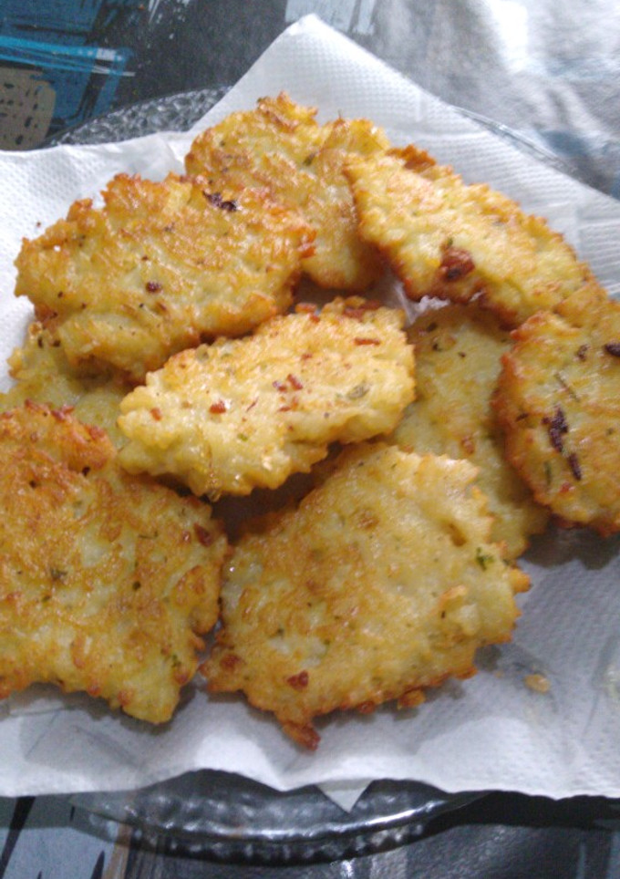 Una foto de Torrejitas de arroz y cebolla