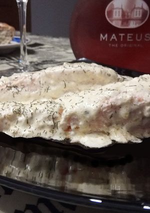 Foto principal de Salmón en Papillote con crema de Philadelphia