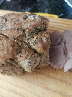 Una foto de Cabezada de lomo a la sal y a mi manera en Monsieur Cuisine