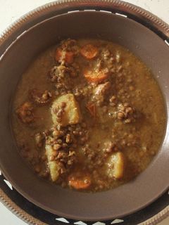 Una foto de Lentejas con chorizo