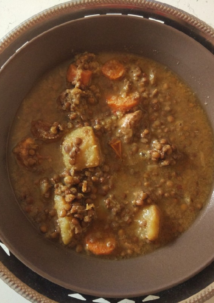 Una foto de Lentejas con chorizo