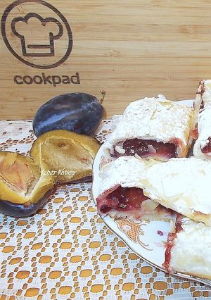 Szilvás falatkák (leveles tésztában) recept fotója
