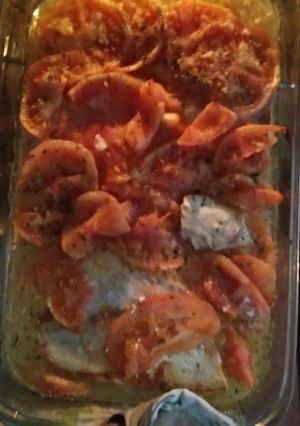 Una foto de Reineta al horno fácil