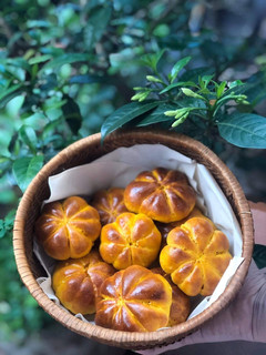 Hình của món Bánh mì bí đỏ nướng bằng nồi chiên không dầu (CT savouryday).