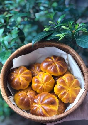 Hình của món Bánh mì bí đỏ nướng bằng nồi chiên không dầu (CT savouryday).