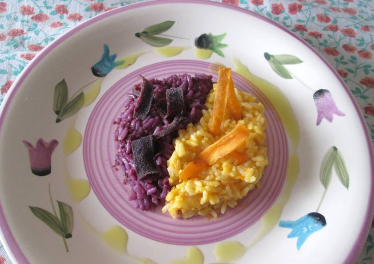 Risotto alle due carote