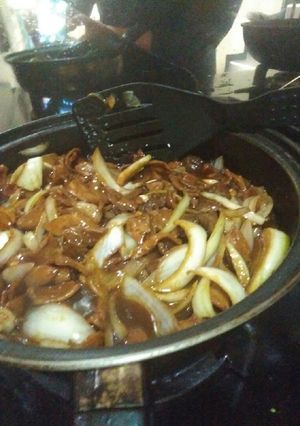 Foto resep Beef teriyaki versi vegetarian