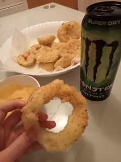 Una foto de Aros de queso