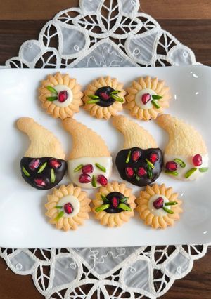عکسی از دستور بیسکوییت وانیلی یلدایی (Vanilla Biscuits)