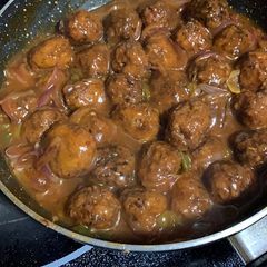 A picture of Dry manchurian.