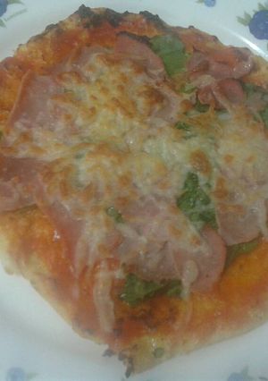 Foto principal de Pizza sin hidratos con base de coliflor