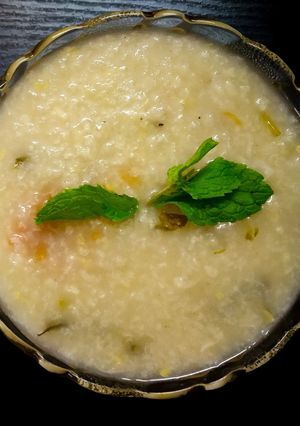 A picture of Nombu kanji / Ramzan special nombu kanji / Rice Porridge - Iftar Special.