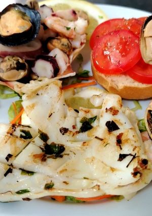 Foto di Antipasto di Mare con Bruschetta