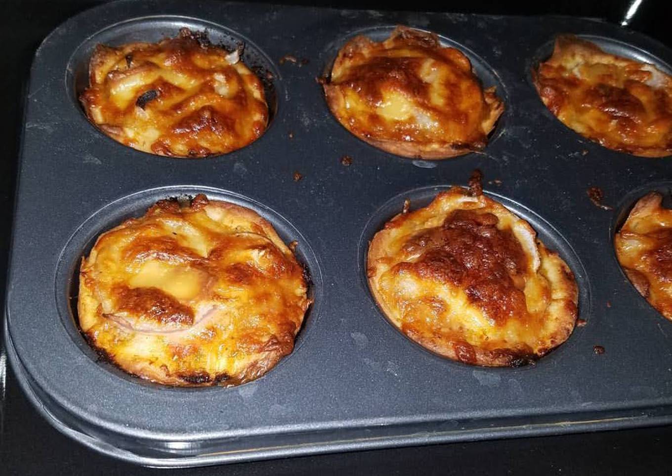 Pizza cups without oil