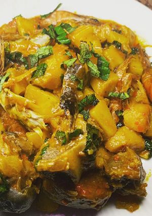 A picture of Unripe plantain porridge.
