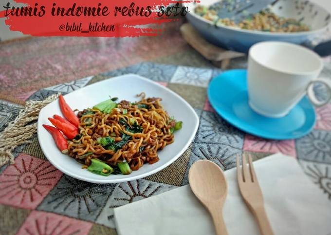 Tumis indomie rebus soto