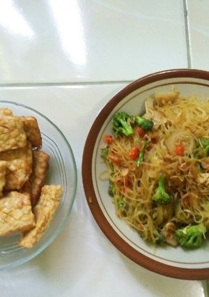 Foto resep Oseng bihun dan brokoli