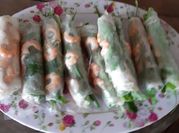Hình ảnh của nem cuốn tôm