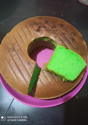 Foto resep Bolu panggang pandan