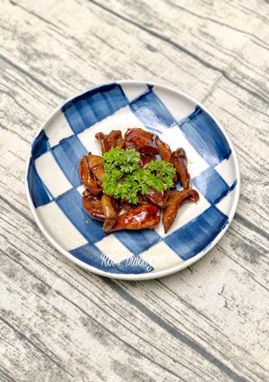 Hình của món Mực Muối Ram.