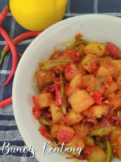 Foto resep Balado Buncis Kentang