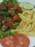 Shaking Beef with French Fries