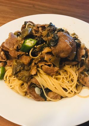 三杯豬肉義大利麵🍝 的食譜成品照片