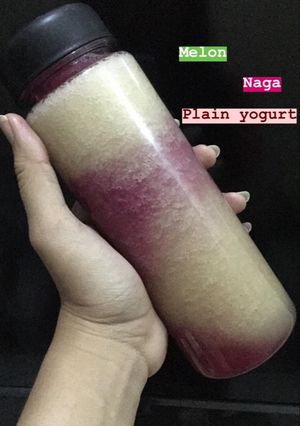 Foto resep Jus naga mix melon